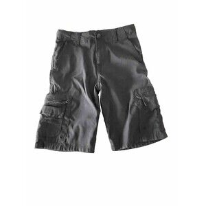 Wrangler Cargo Shorts Boys Size 10 Regular Black Outdoors Hiking Youth